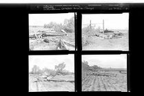 Grimesland Tornado Damage (4 Negatives) 1950s, undated [Sleeve 14, Folder c, Box 22]